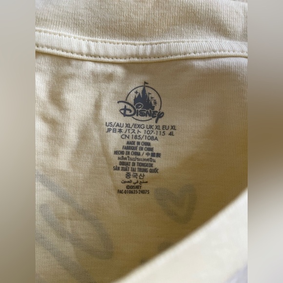 XL Disney Parks 2024 Retro 90’s  Minnie Face TShirt Shirt Beige Short Sleeve - Picture 4 of 4